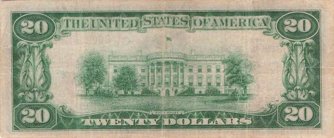 20 Dollar 1929